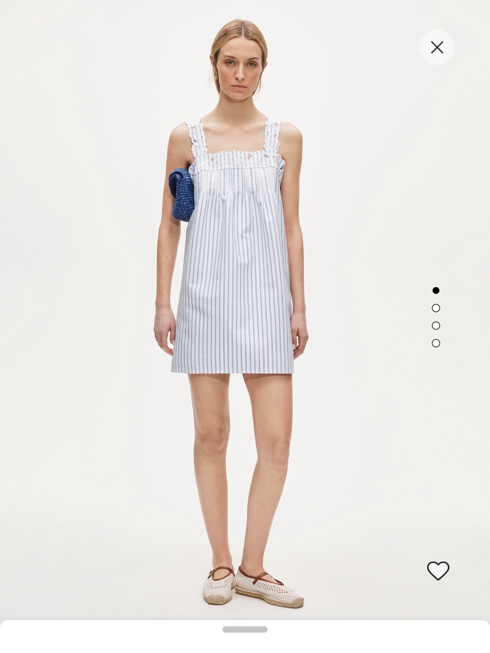 J Crew Ondine Striped Mini Dress Size Small